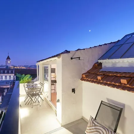 Terrace&shower River View. Daire Lisboa